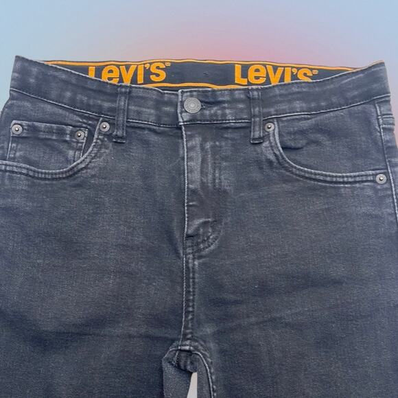 LEVI’S 510 Boys 18 REG Black Jeans - Picture 1 of 4